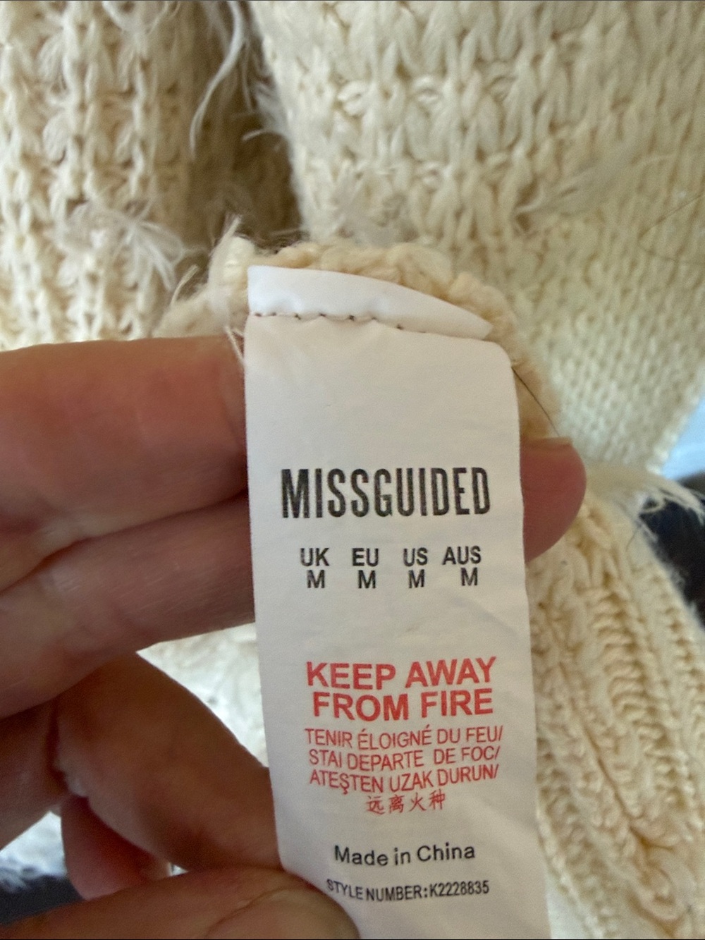 Misguided shaggy knit duster - Picture 7 of 10